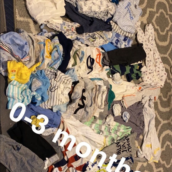 Baby boy clothes sizes 0-12 months - Picture 7 of 8